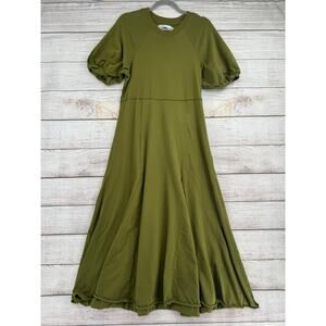 Free People Olive Green Brentwood Maxi Dress